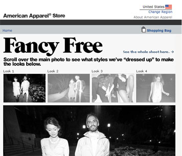 American Apparel product page