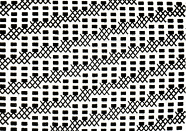 Patterns derived from a computer, Santachiara